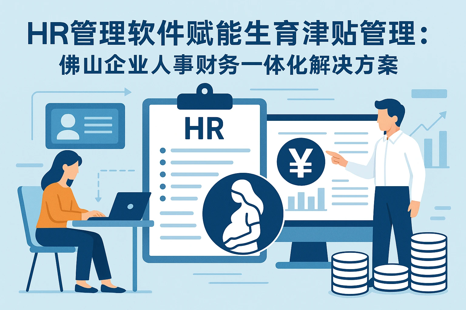 HR管理软件赋能生育津贴管理:佛山企业人事财务一体化解决方案