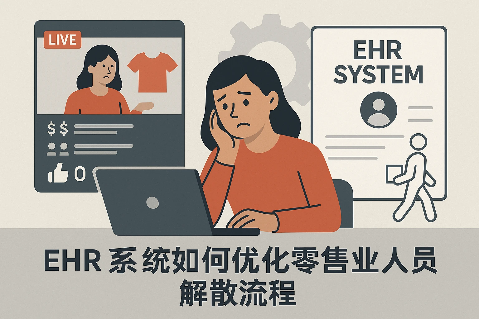 电商直播失败后的人事系统应用：EHR系统如何优化零售业人员解散流程