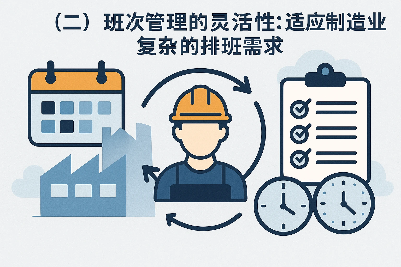 (二)班次管理的灵活性:适应制造业复杂的排班需求