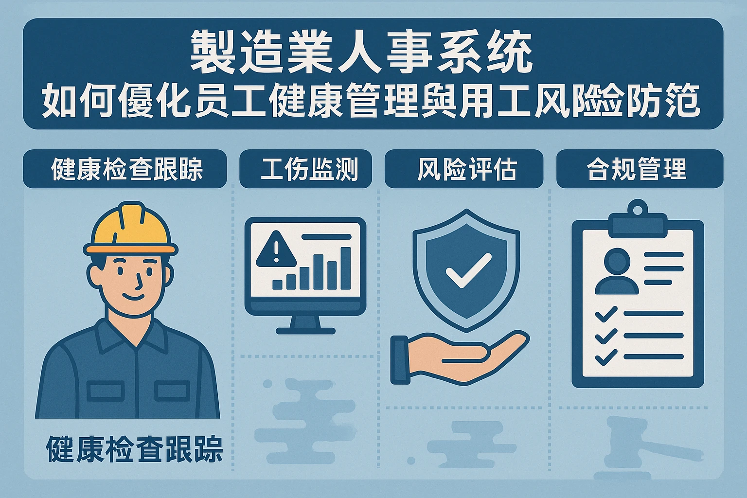 制造业人事系统如何优化员工健康管理与用工风险防范