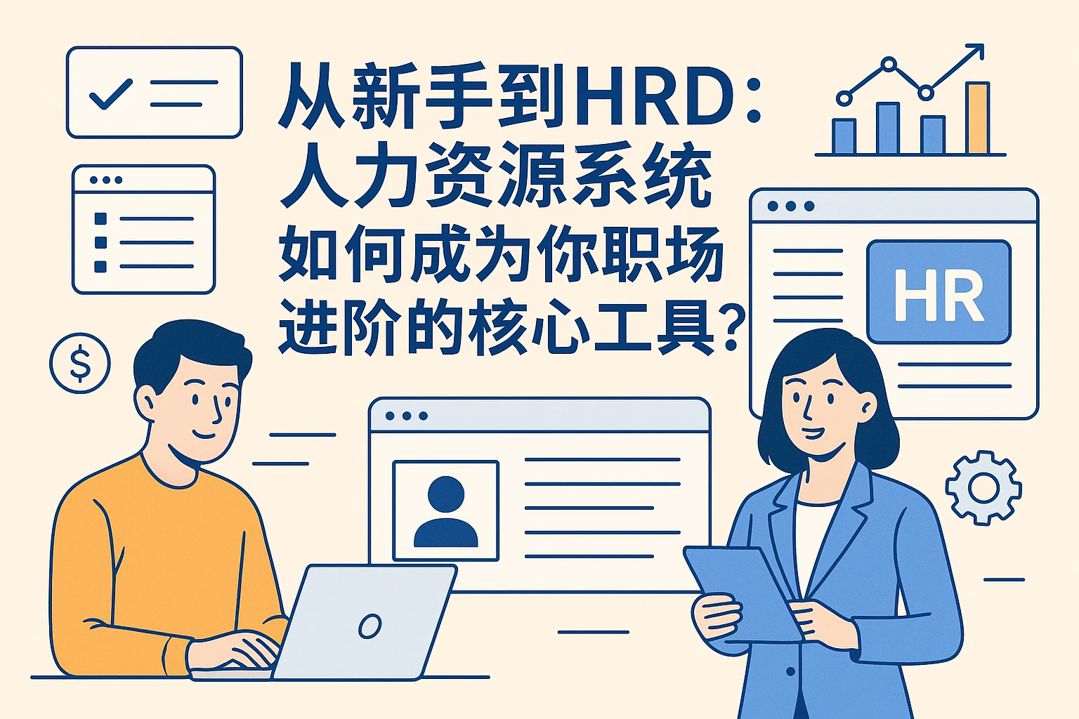 从新手到HRD：人力资源系统如何成为你职场进阶的核心工具？