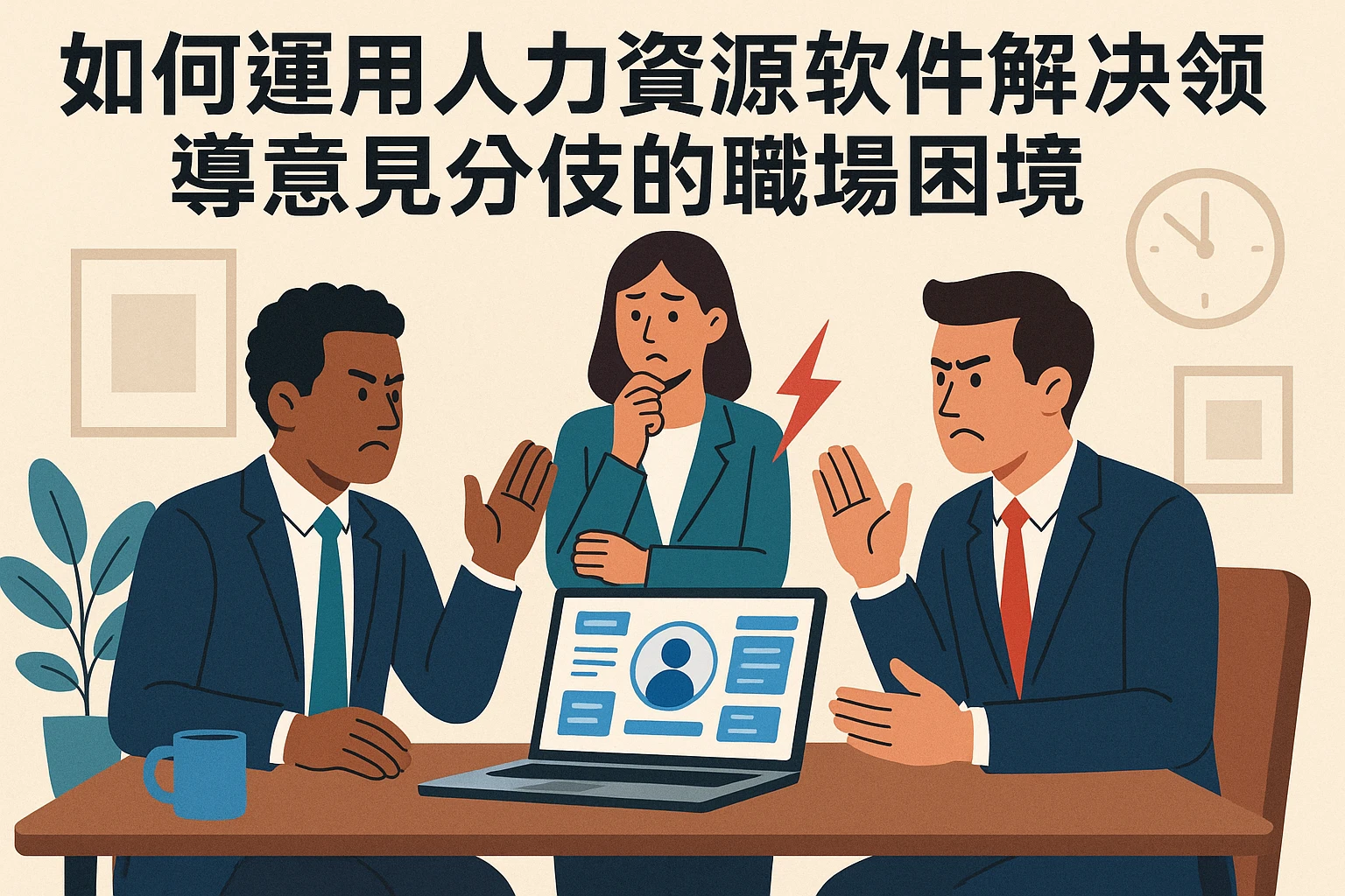如何运用人力资源软件解决领导意见分歧的职场困境