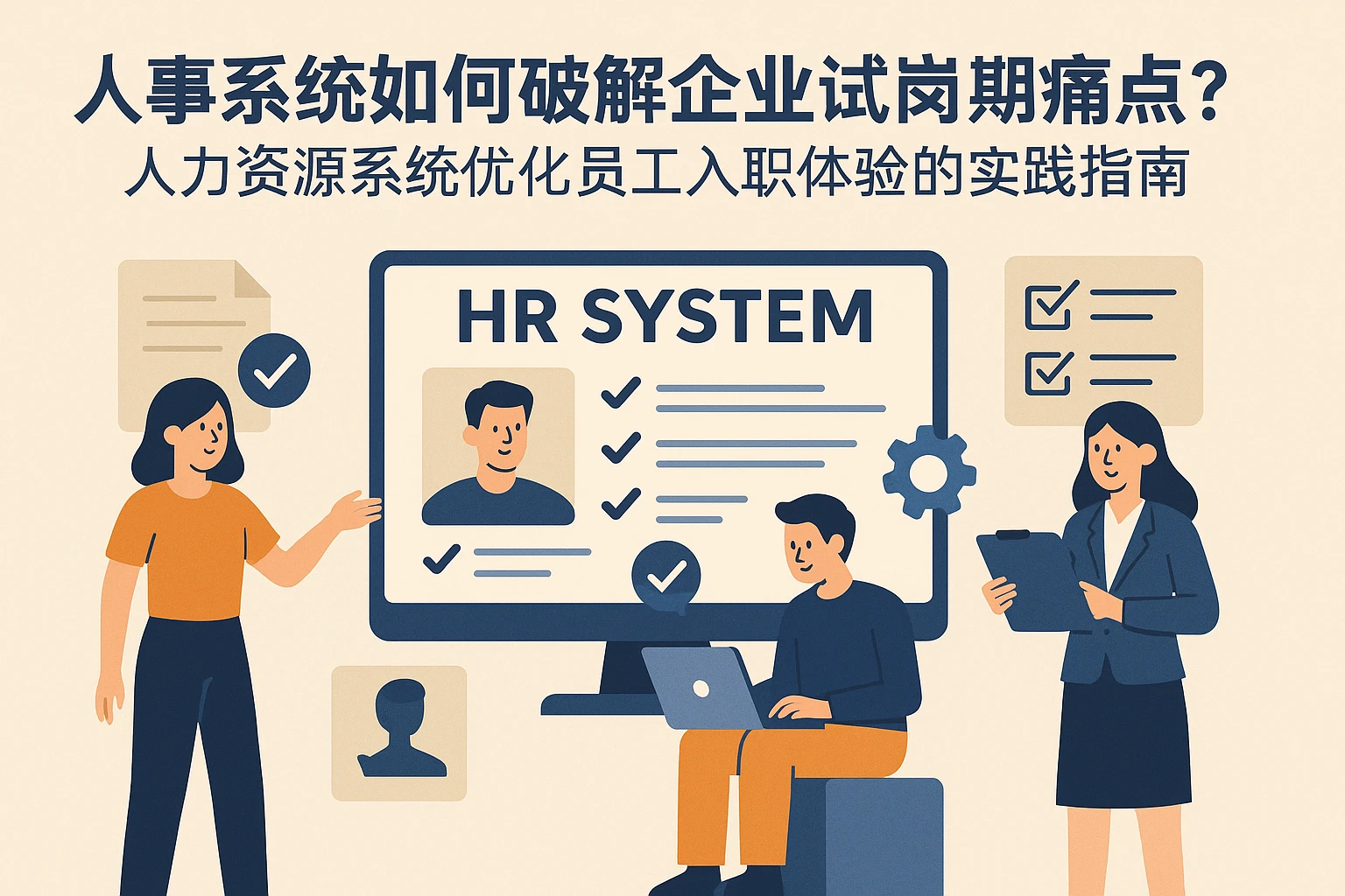 人事系统如何破解企业试岗期痛点?人力资源系统优化员工入职体验的实践指南