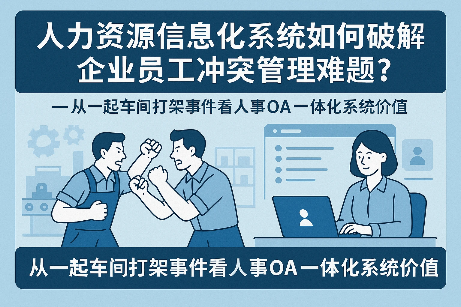 人力资源信息化系统如何破解企业员工冲突管理难题?——从一起车间打架事件看人事OA一体化系统的价值