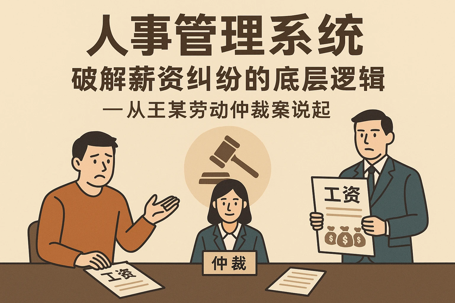 人事管理系统：破解薪资纠纷的底层逻辑——从王某劳动仲裁案说起