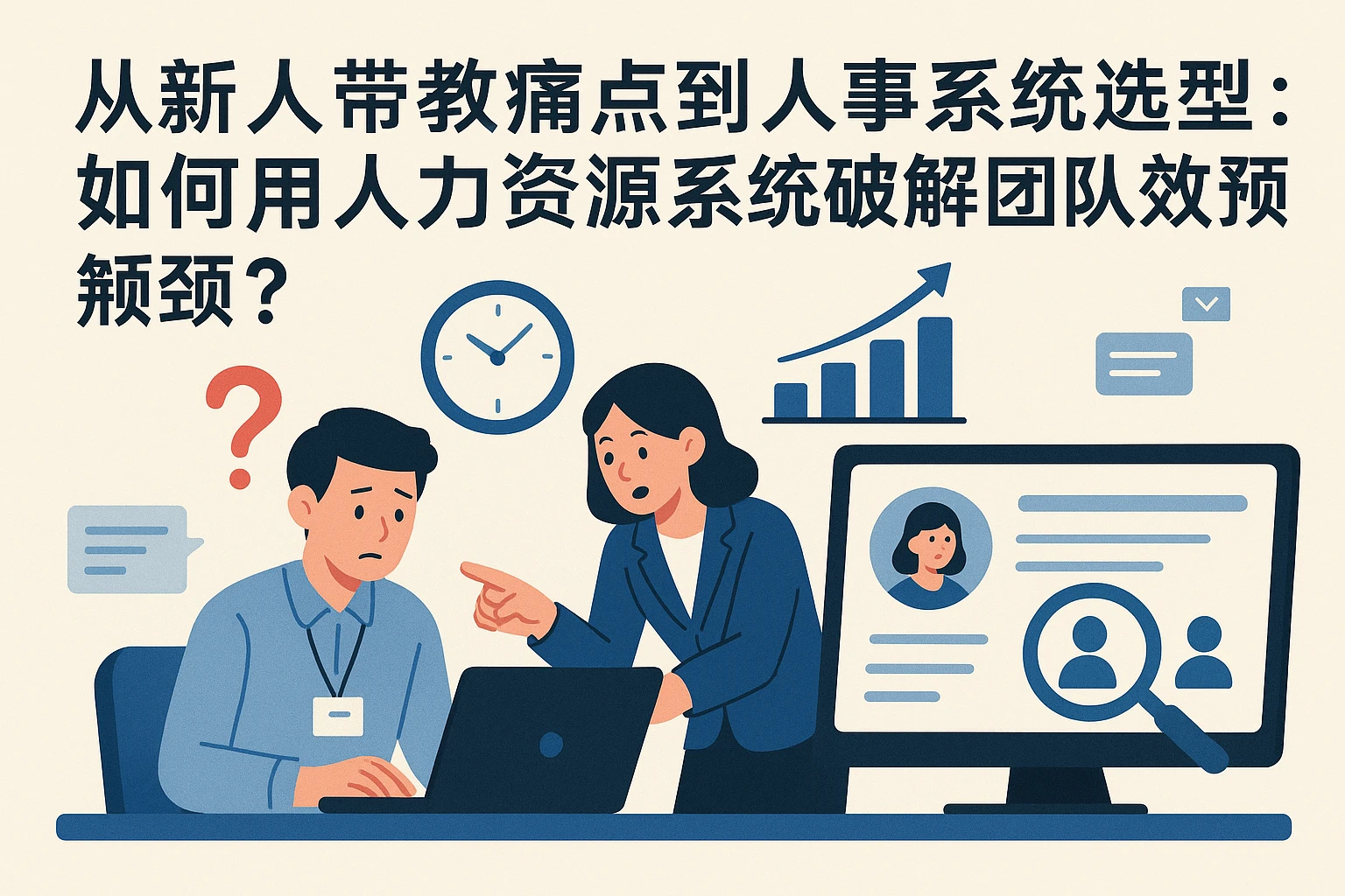 从新人带教痛点到人事系统选型:如何用人力资源系统破解团队效率瓶颈?