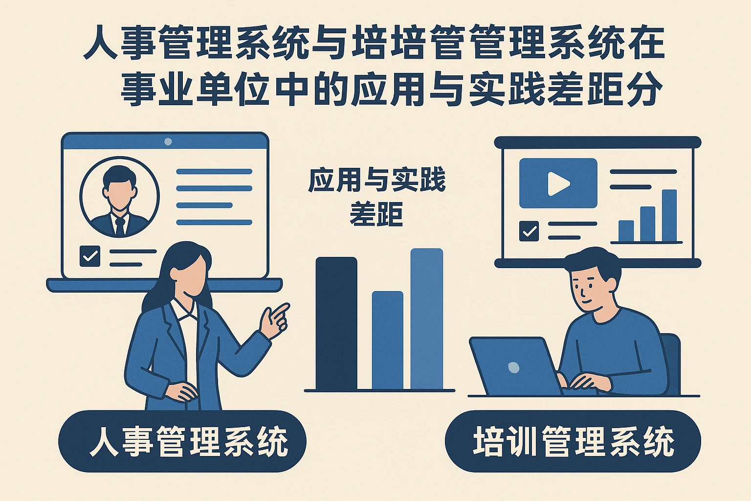 人事管理系统与培训管理系统在事业单位中的应用与实践差距分析
