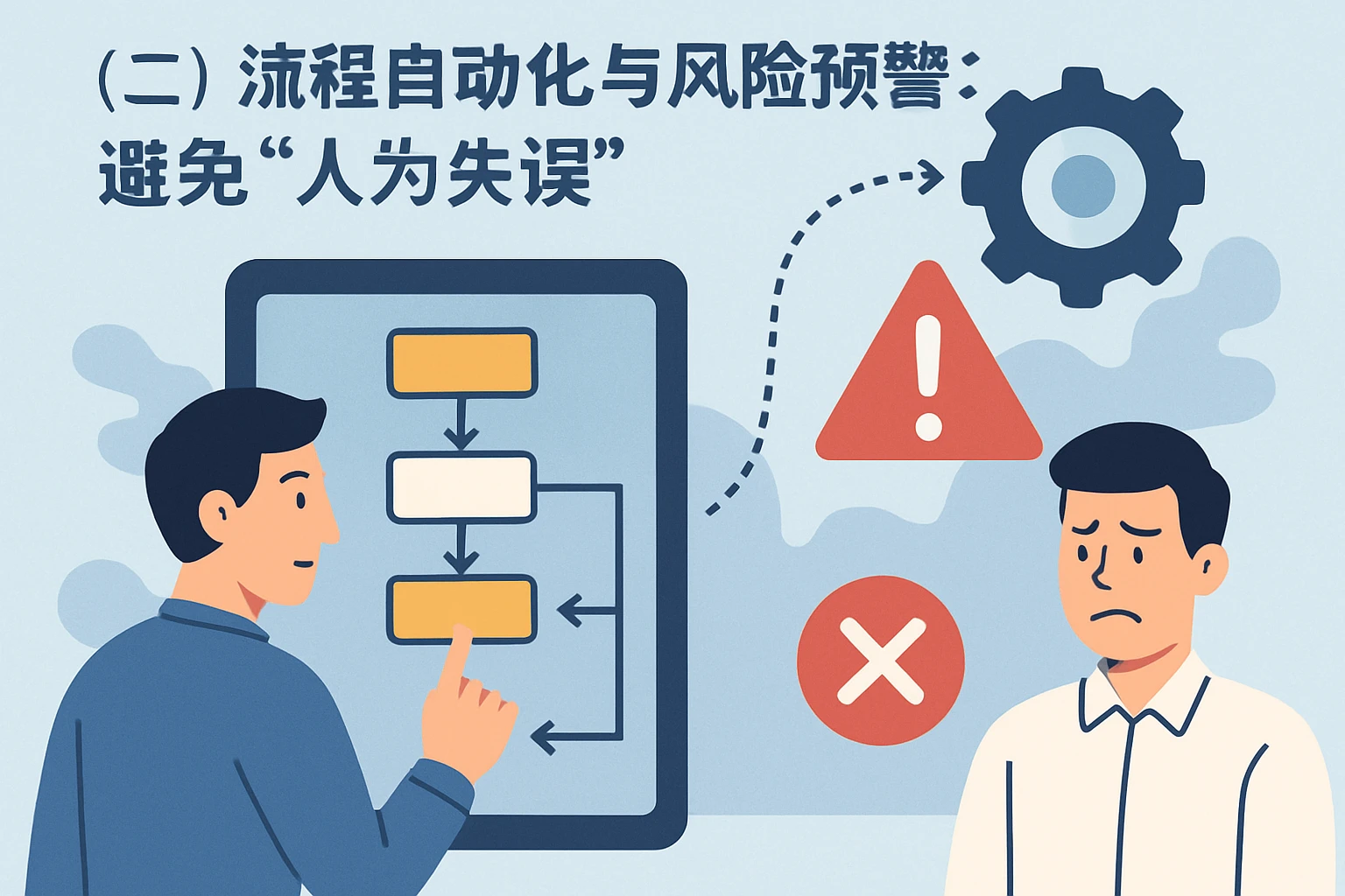 (二)流程自动化与风险预警:避免“人为失误”