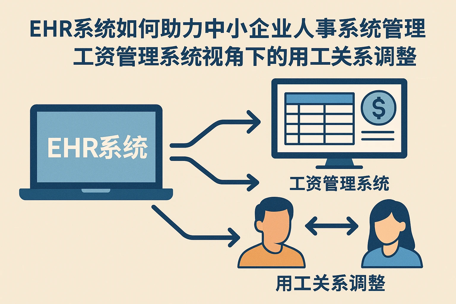 ehr系统如何助力中小企业人事系统管理:工资管理系统视角下的用工关系调整