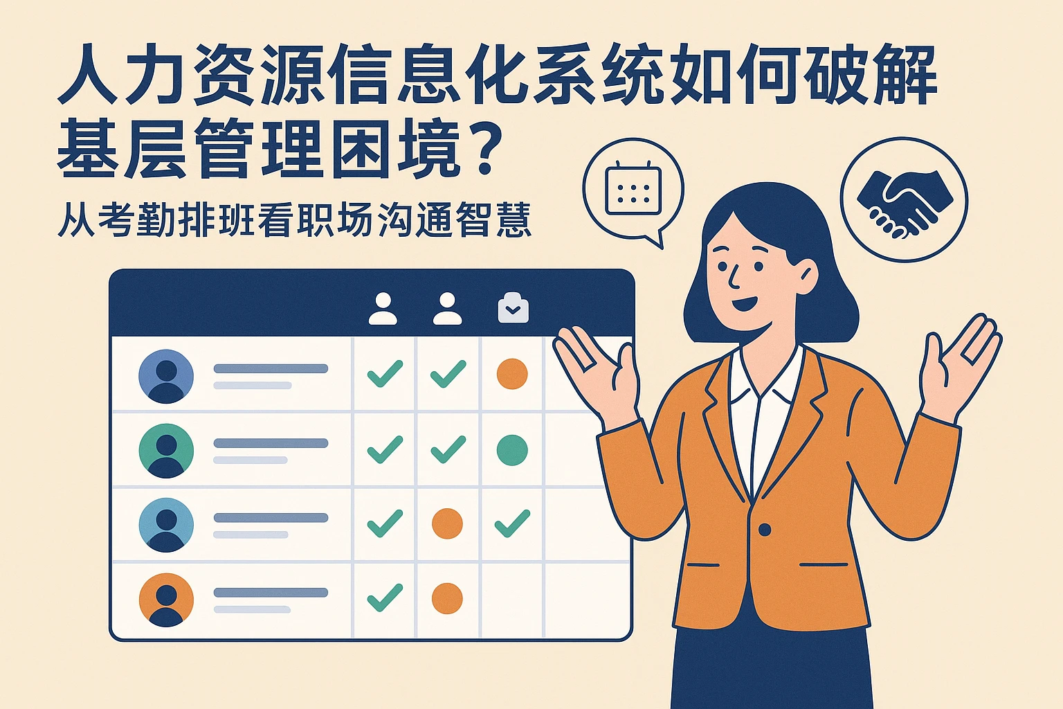 人力资源信息化系统如何破解基层管理困境?从考勤排班看职场沟通智慧