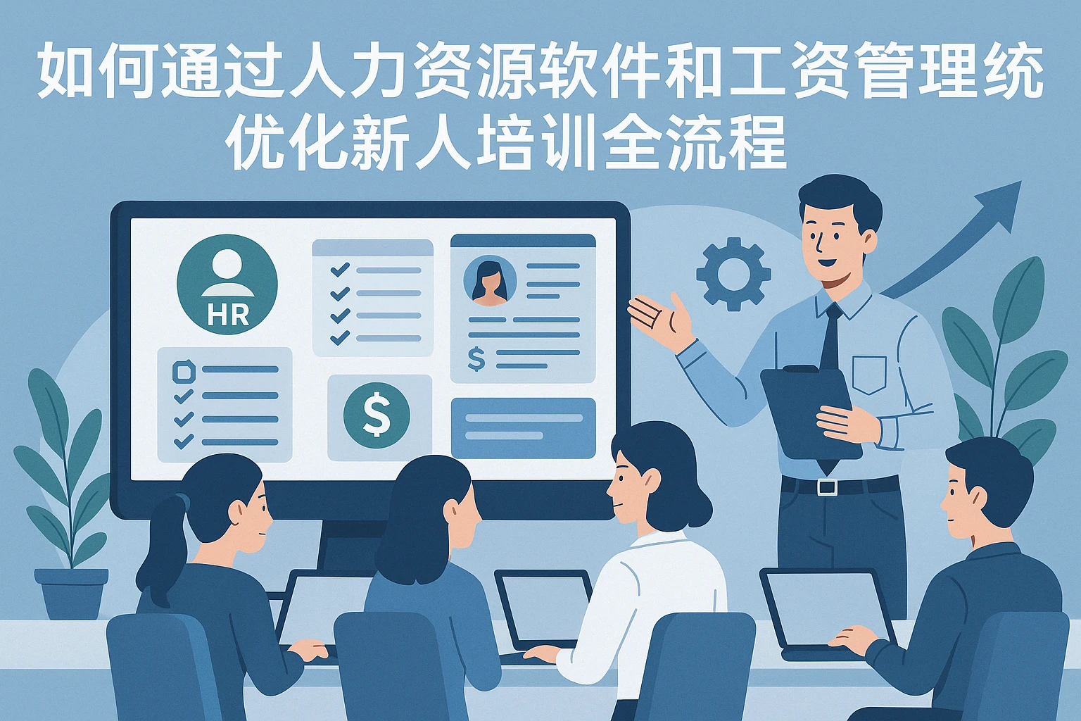 如何通过人力资源软件和工资管理系统优化新人培训全流程