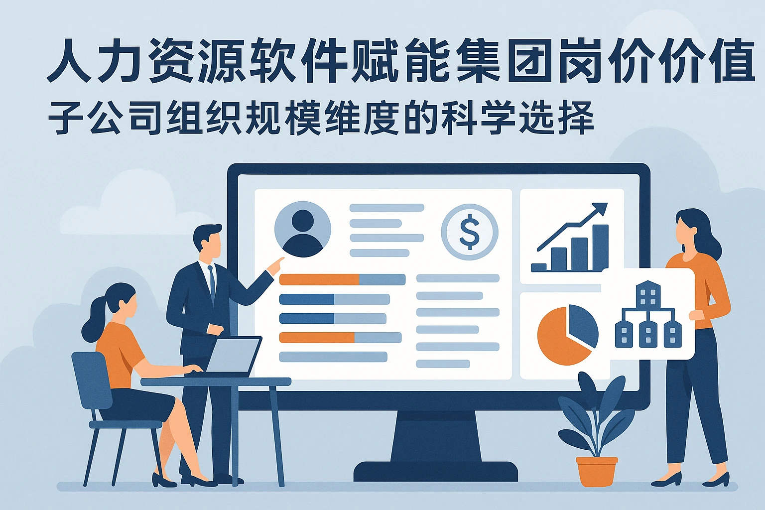 人力资源软件赋能集团岗位价值评估:子公司组织规模维度的科学选择