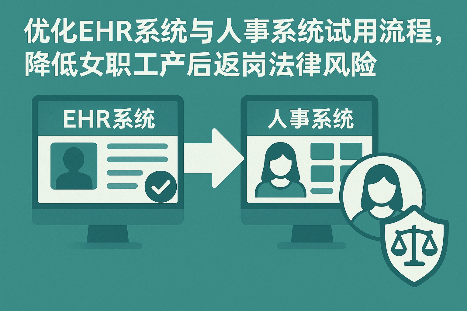 优化EHR系统与人事系统试用流程,降低女职工产后返岗法律风险