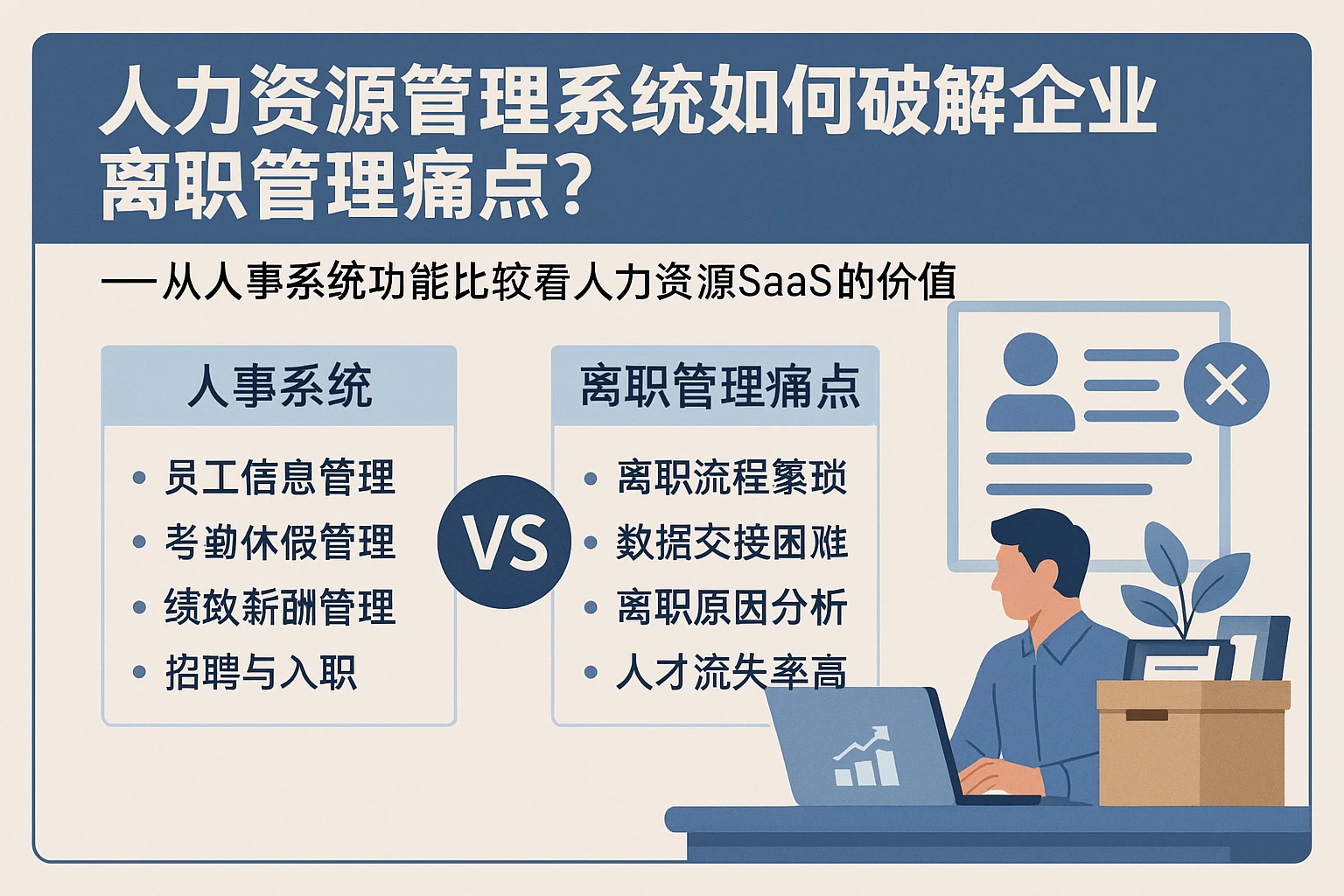人力资源管理系统如何破解企业离职管理痛点?——从人事系统功能比较看人力资源SaaS的价值
