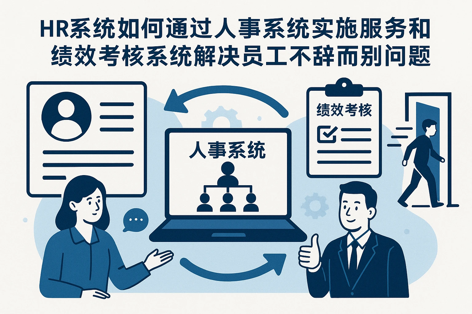 HR系统如何通过人事系统实施服务和绩效考核系统解决员工不辞而别问题