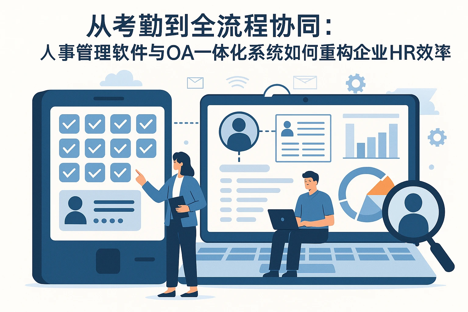 从考勤到全流程协同：人事管理软件与OA一体化系统如何重构企业HR效率