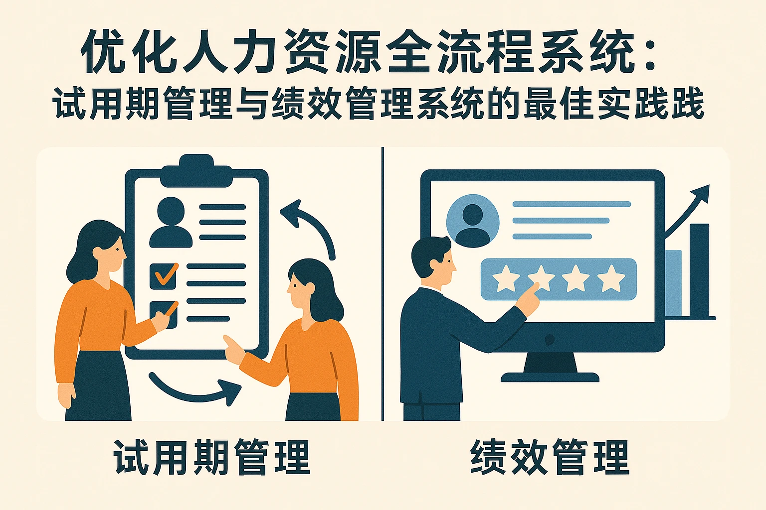 优化人力资源全流程系统:试用期管理与绩效管理系统的最佳实践