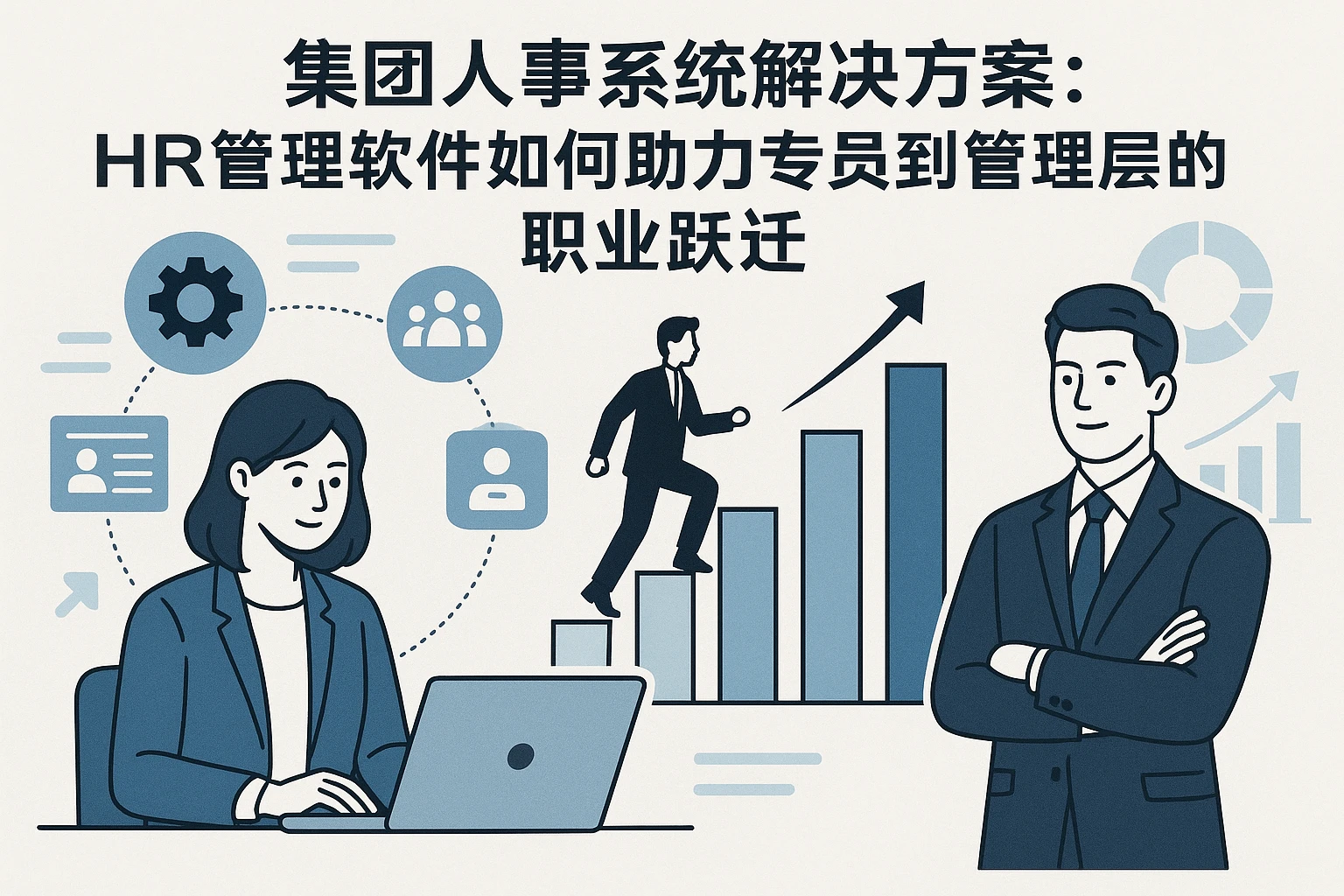 集团人事系统解决方案：HR管理软件如何助力专员到管理层的职业跃迁