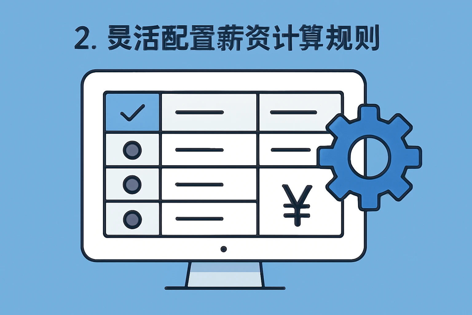 2. 灵活配置薪资计算规则