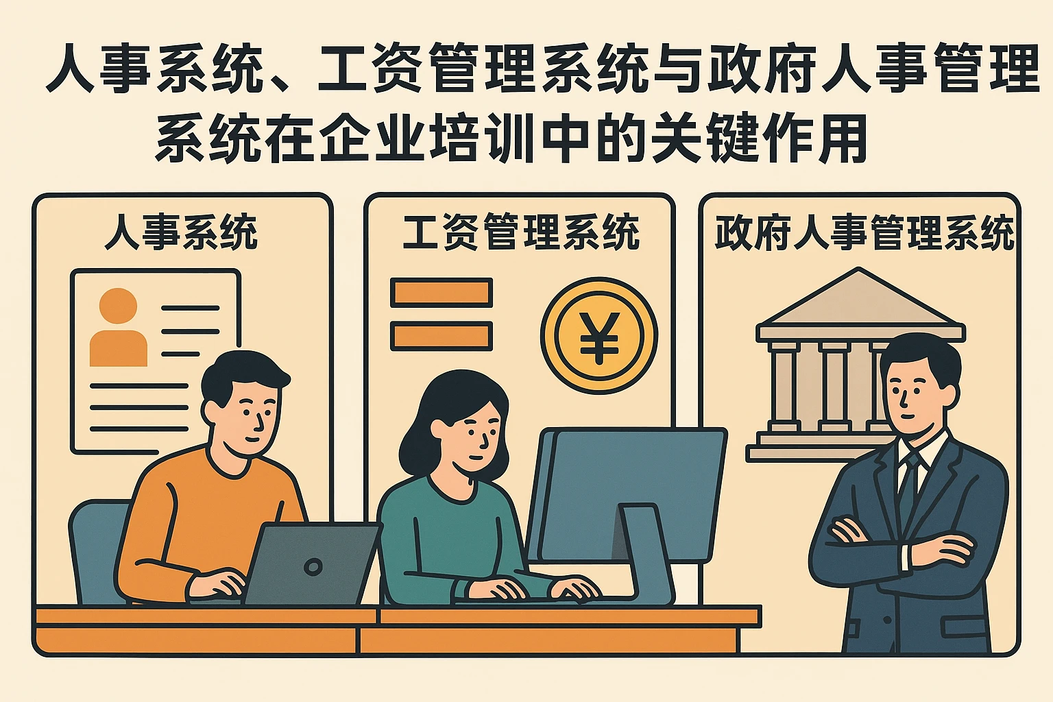人事系统、工资管理系统与政府人事管理系统在企业培训中的关键作用