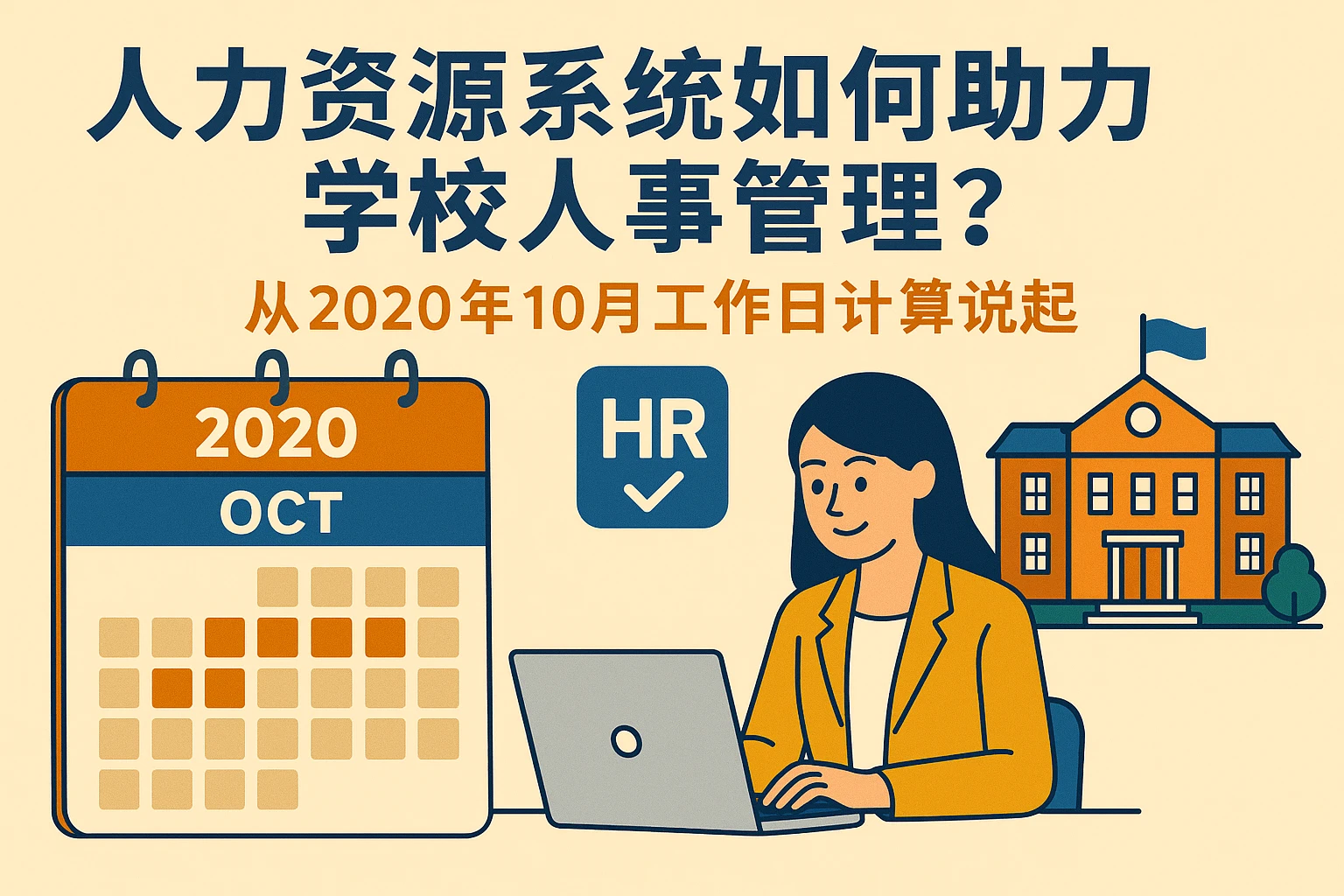 人力资源系统如何助力学校人事管理?从2020年10月工作日计算说起