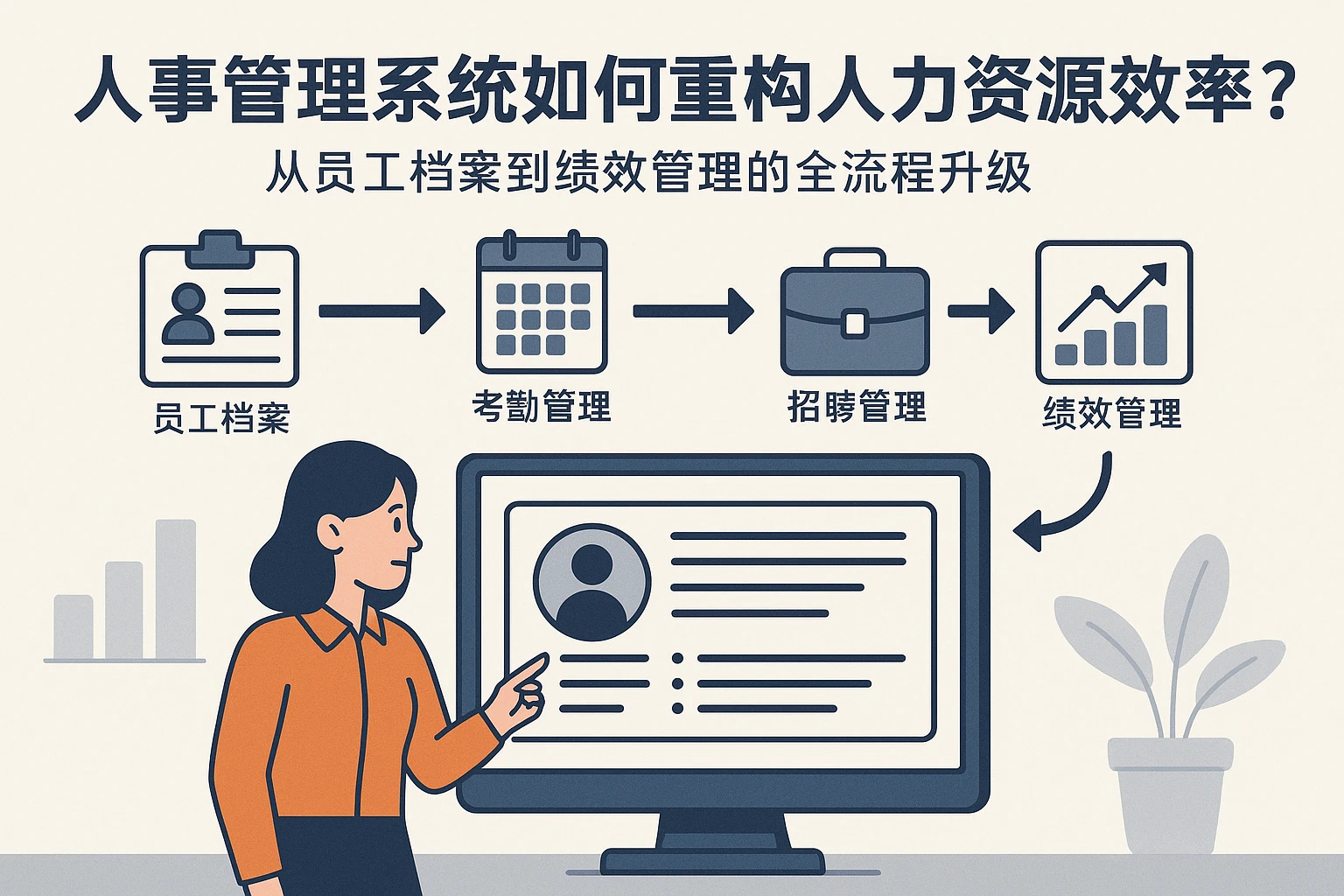 人事管理系统如何重构人力资源效率？从员工档案到绩效管理的全流程升级