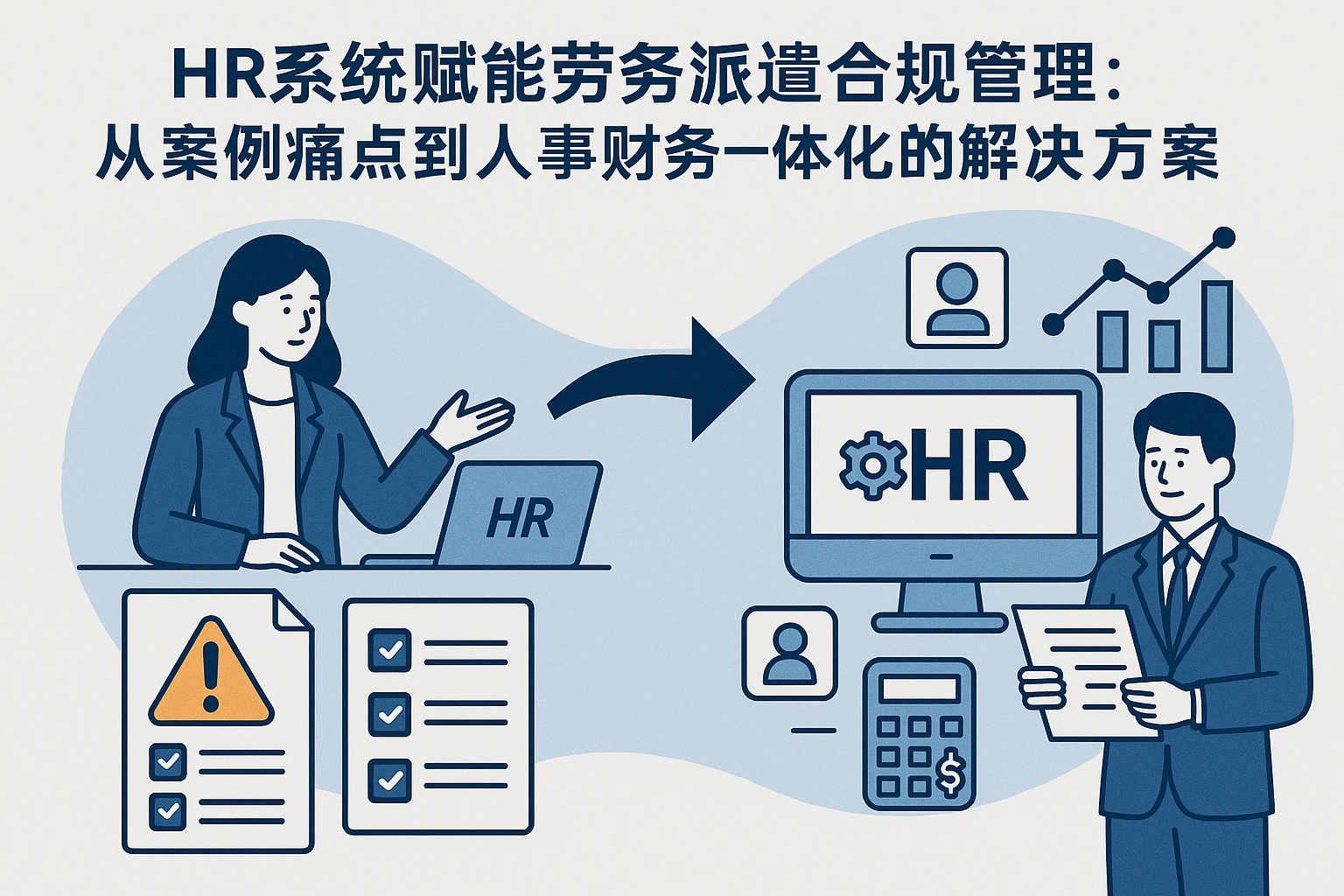 HR系统赋能劳务派遣合规管理：从案例痛点到人事财务一体化的解决方案