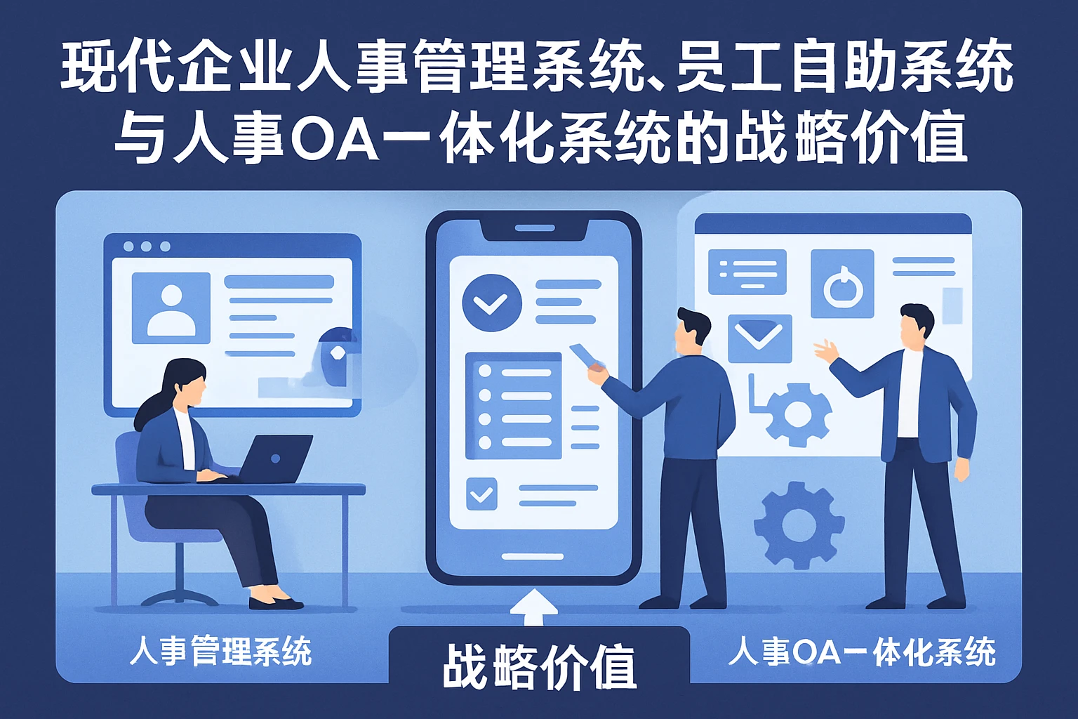 现代企业人事管理系统、员工自助系统与人事OA一体化系统的战略价值
