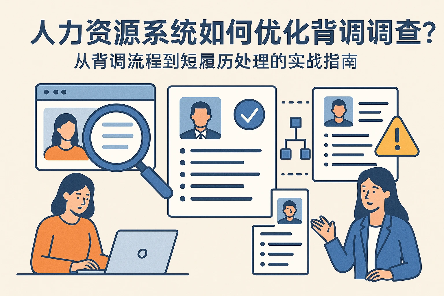 人力资源系统如何优化背景调查？从背调流程到短履历处理的实战指南