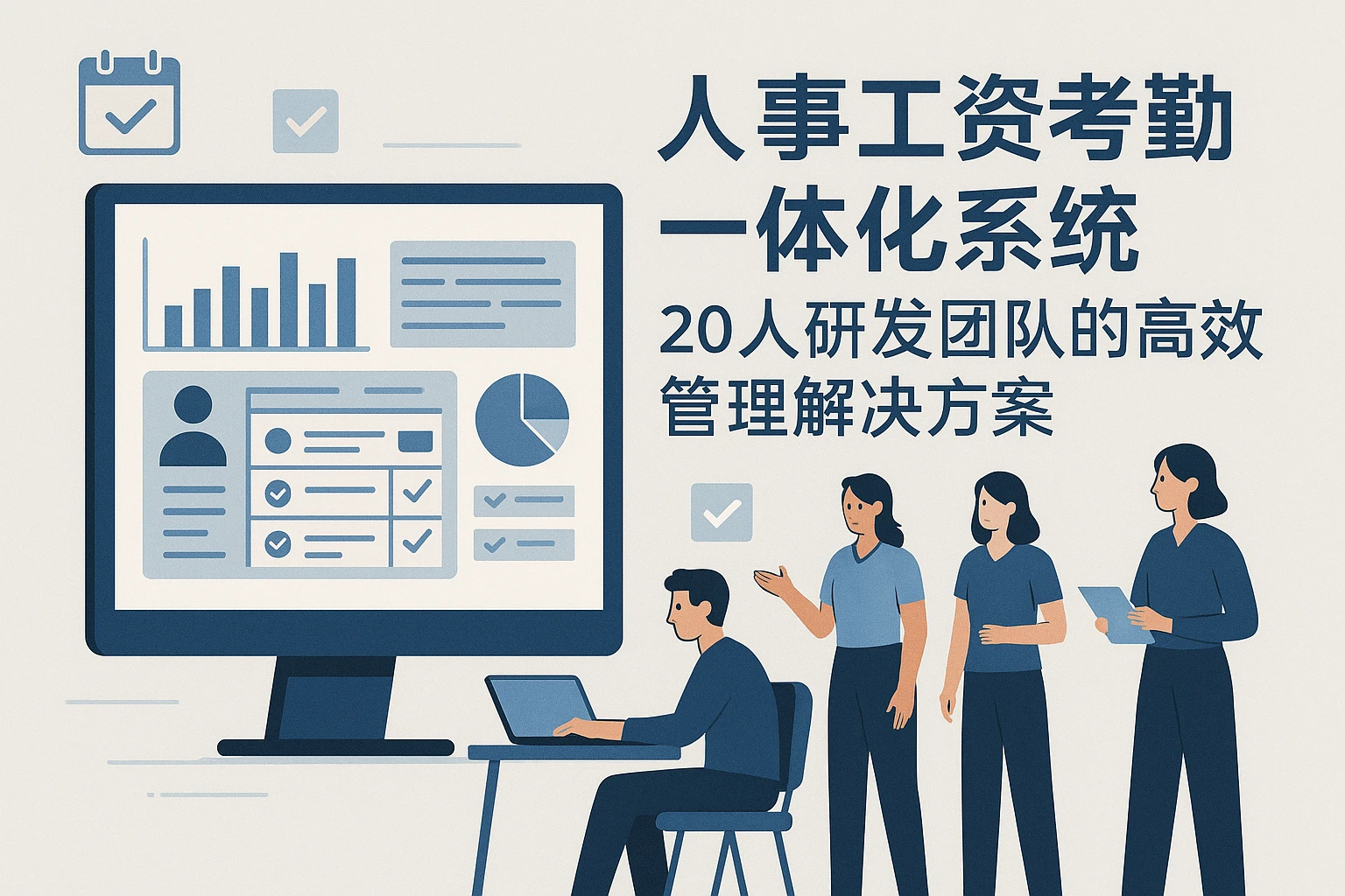 人事工资考勤一体化系统:20人研发团队的高效管理解决方案