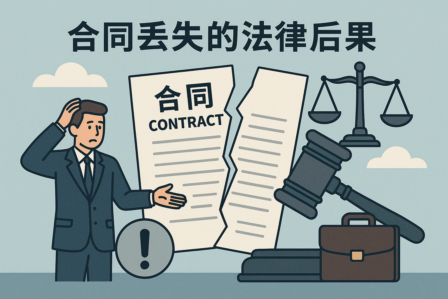 合同丢失的法律后果