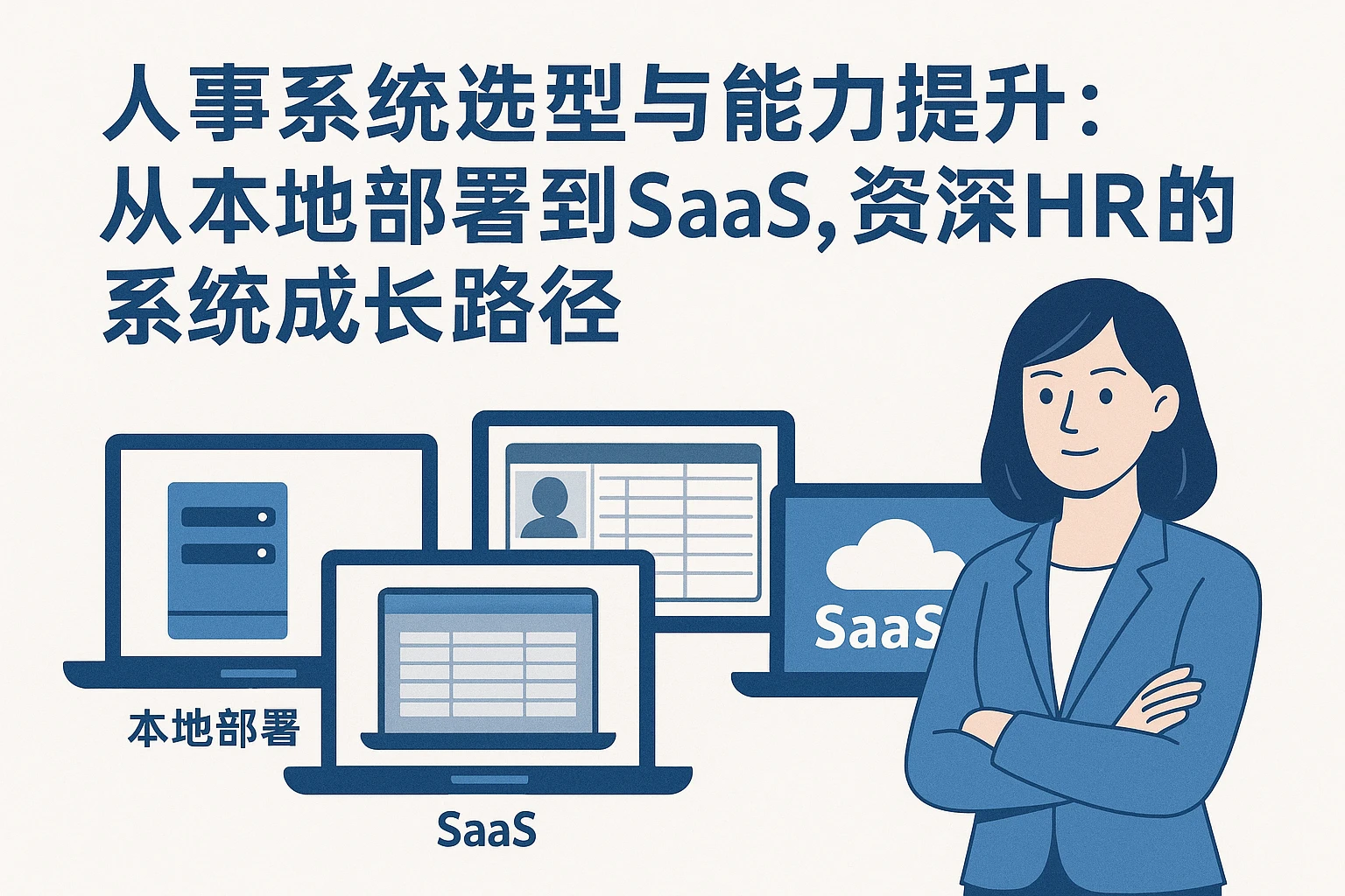 人事系统选型与能力提升：从本地部署到SaaS，资深HR的系统成长路径