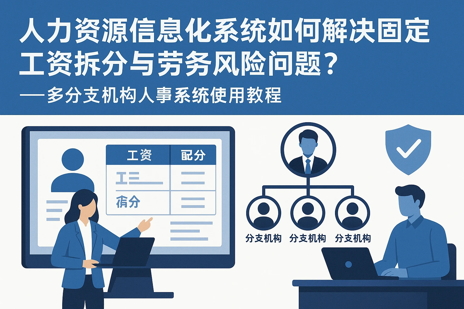 人力资源信息化系统如何解决固定工资拆分与劳务风险问题？——多分支机构人事系统使用教程