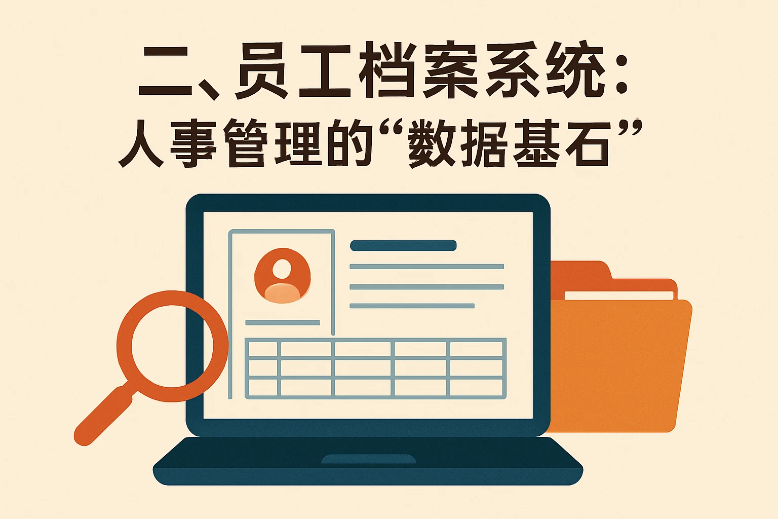 二、员工档案系统：人事管理的“数据基石”