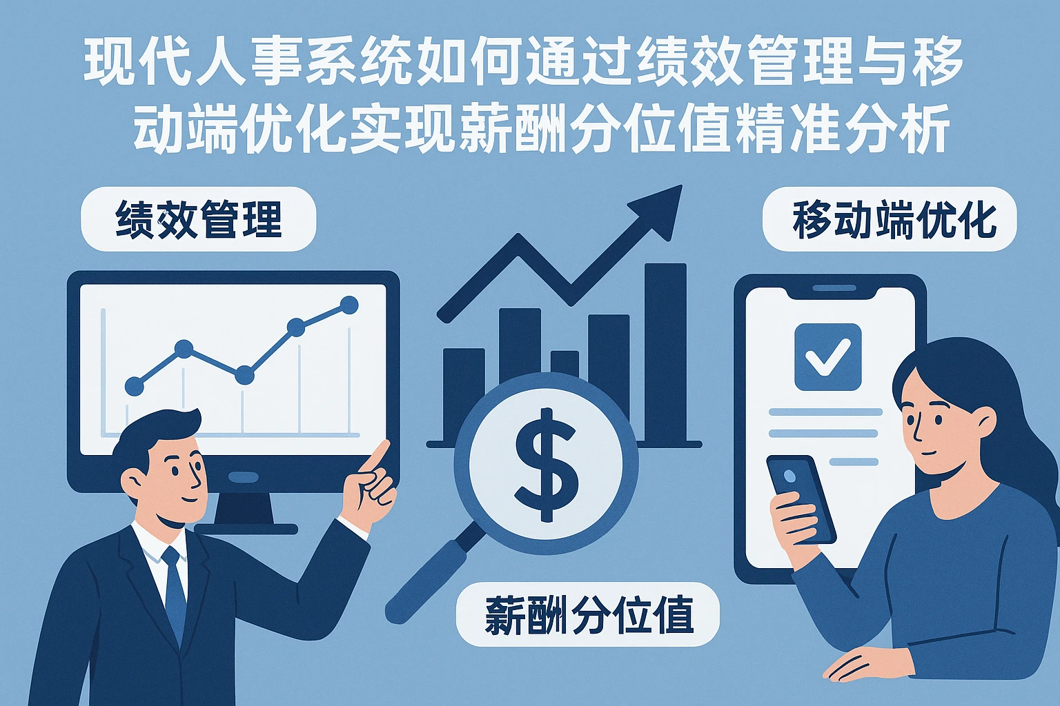 现代人事系统如何通过绩效管理与移动端优化实现薪酬分位值精准分析