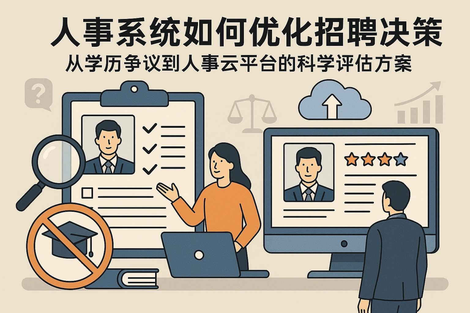 人事系统如何优化招聘决策：从学历争议到人事云平台的科学评估方案