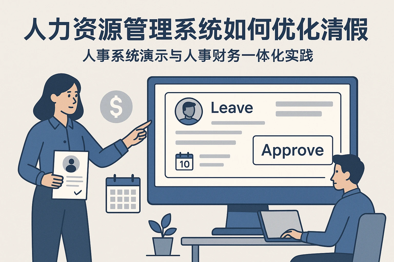 人力资源管理系统如何优化请假管理:人事系统演示与人事财务一体化实践