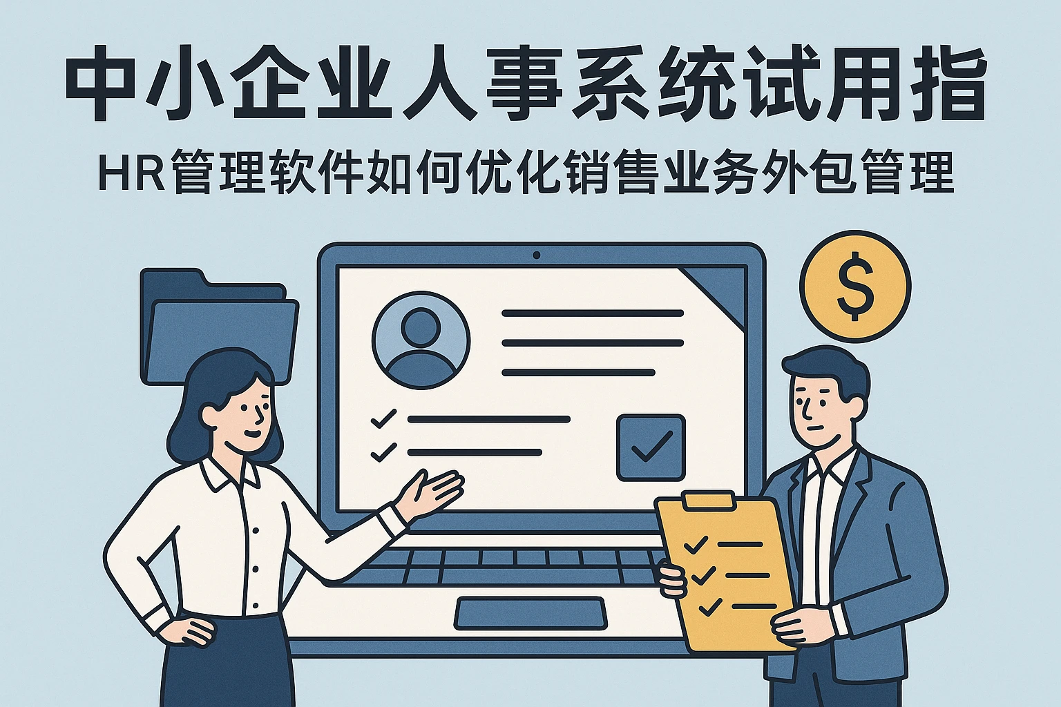 中小企业人事系统试用指南:HR管理软件如何优化销售业务外包管理