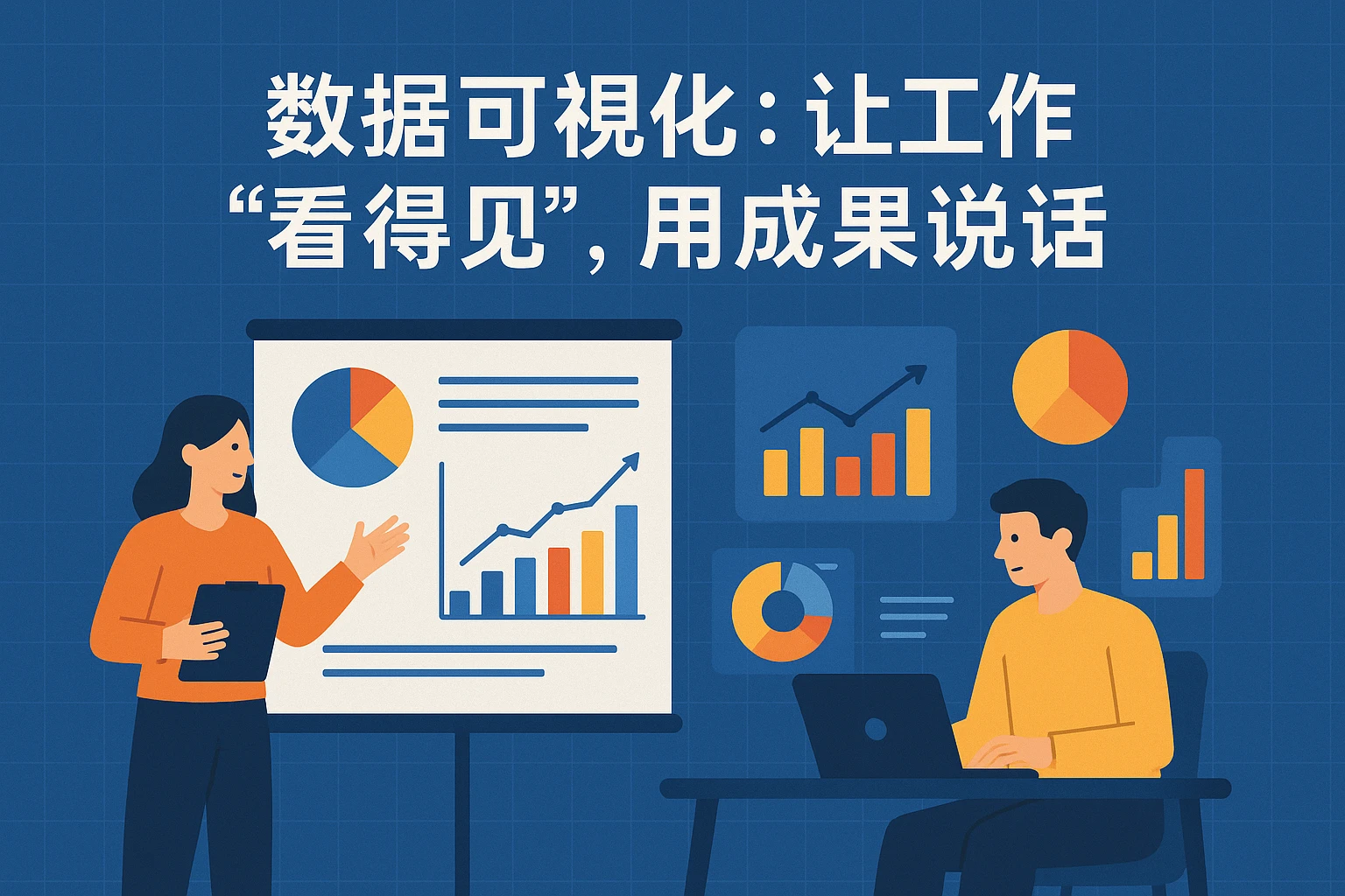 2. 数据可视化:让工作“看得见”,用成果说话