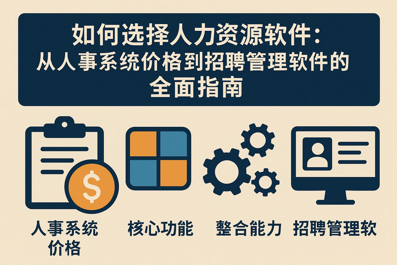 如何选择人力资源软件：从人事系统价格到招聘管理软件的全面指南