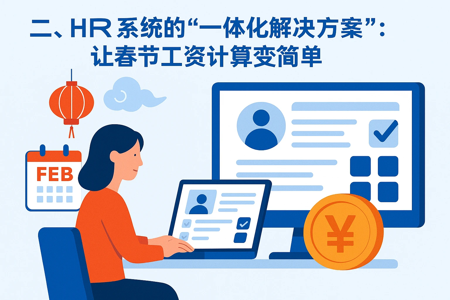 二、HR系统的“一体化解决方案”:让春节工资计算变简单