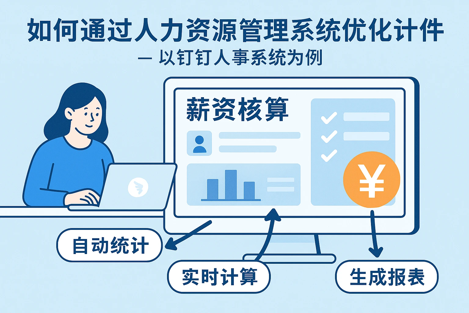 如何通过人力资源管理系统优化计件薪资核算 - 以钉钉人事系统为例