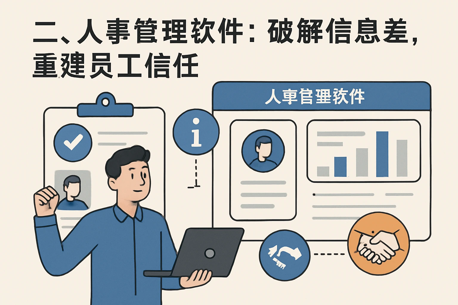 二、人事管理软件:破解信息差,重建员工信任