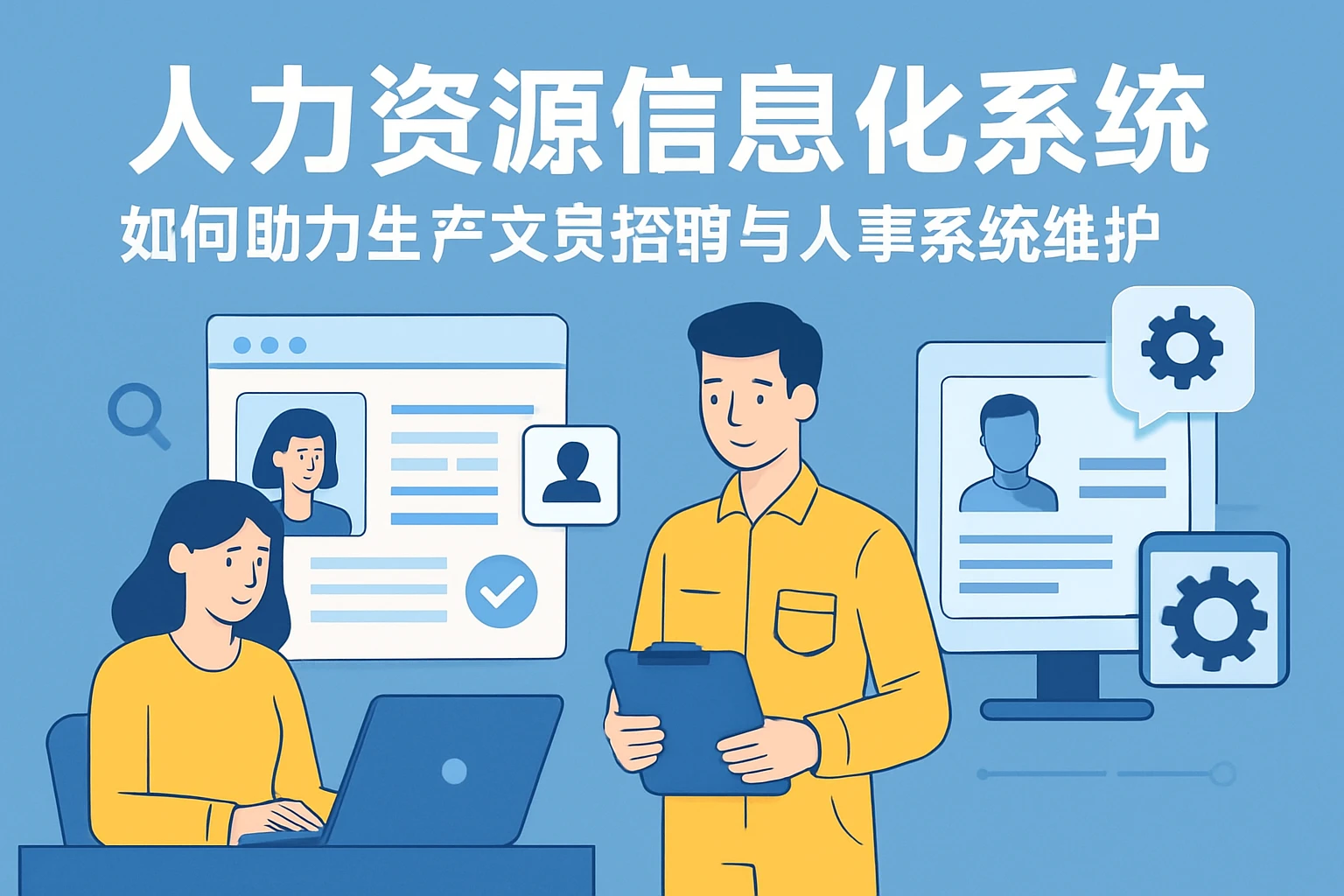 人力资源信息化系统如何助力生产文员招聘与人事系统维护