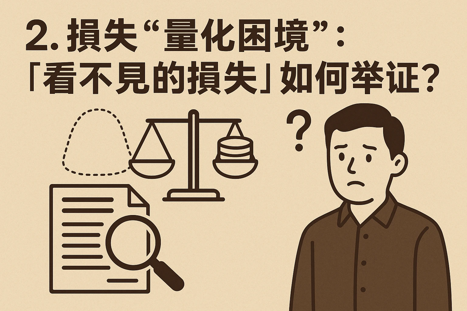 2. 损失“量化困境”:“看不见的损失”如何举证?
