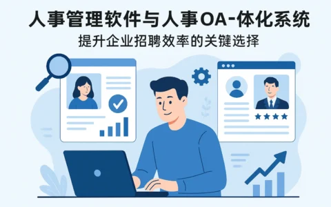 人事管理软件与人事OA一体化系统：提升企业招聘效率的关键选择