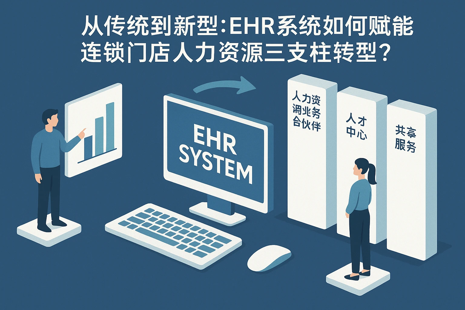 从传统到新型：EHR系统如何赋能连锁门店人力资源三支柱转型？