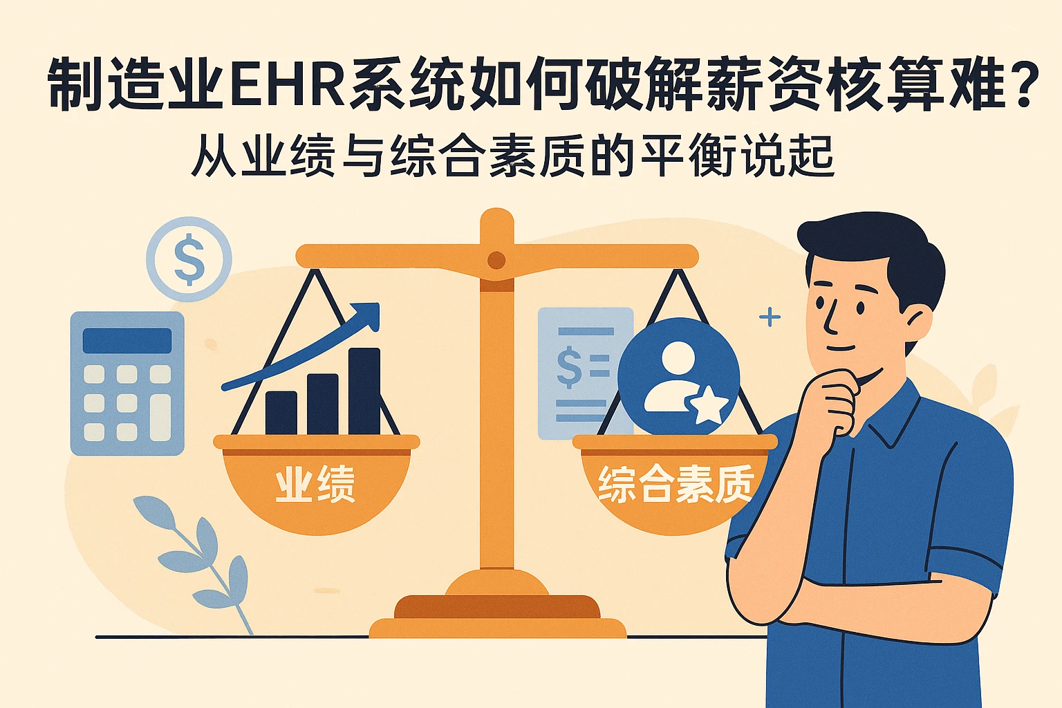 制造业EHR系统如何破解薪资核算难题？从业绩与综合素质的平衡说起