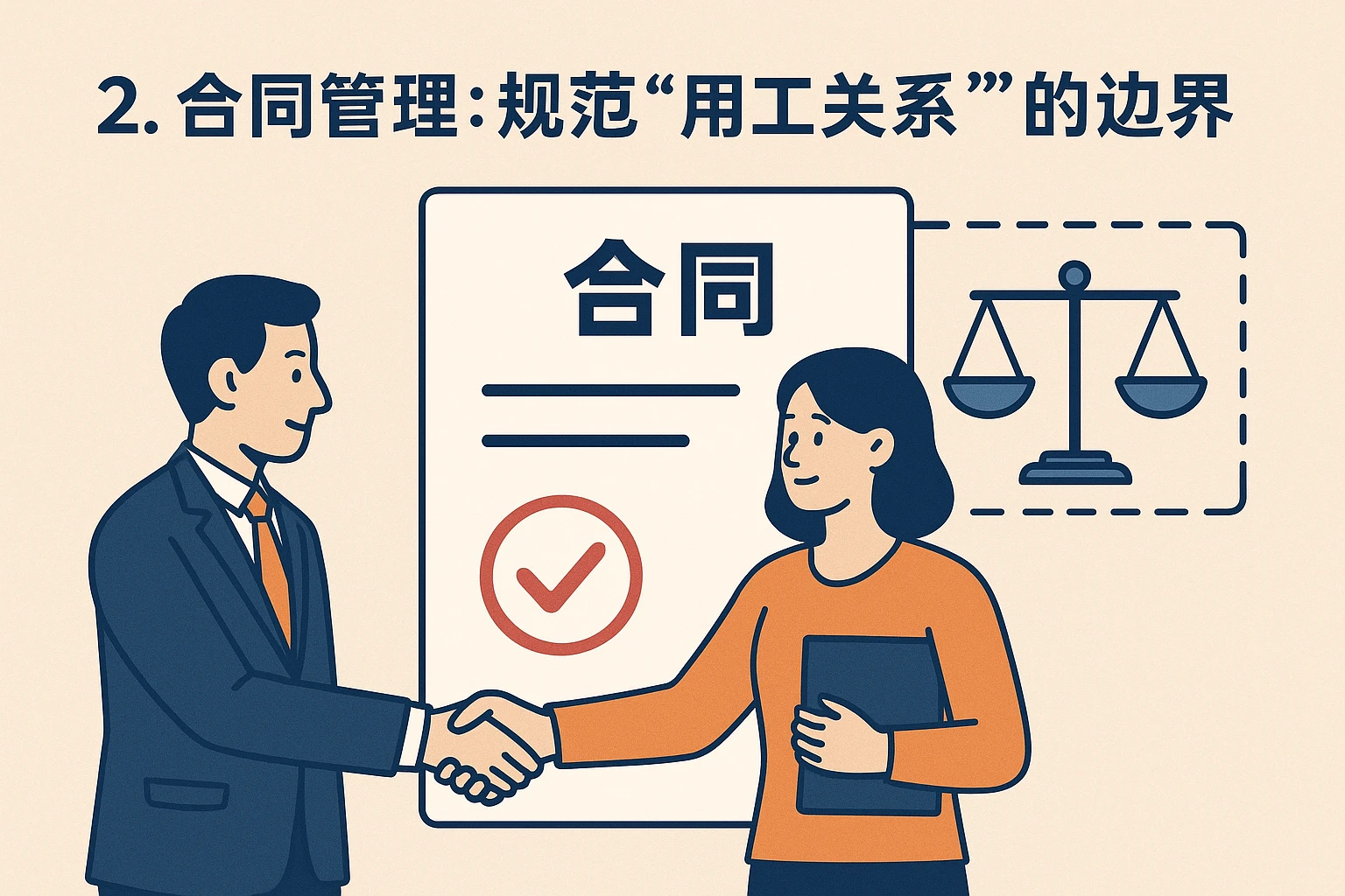 2. 合同管理：规范“用工关系”的边界