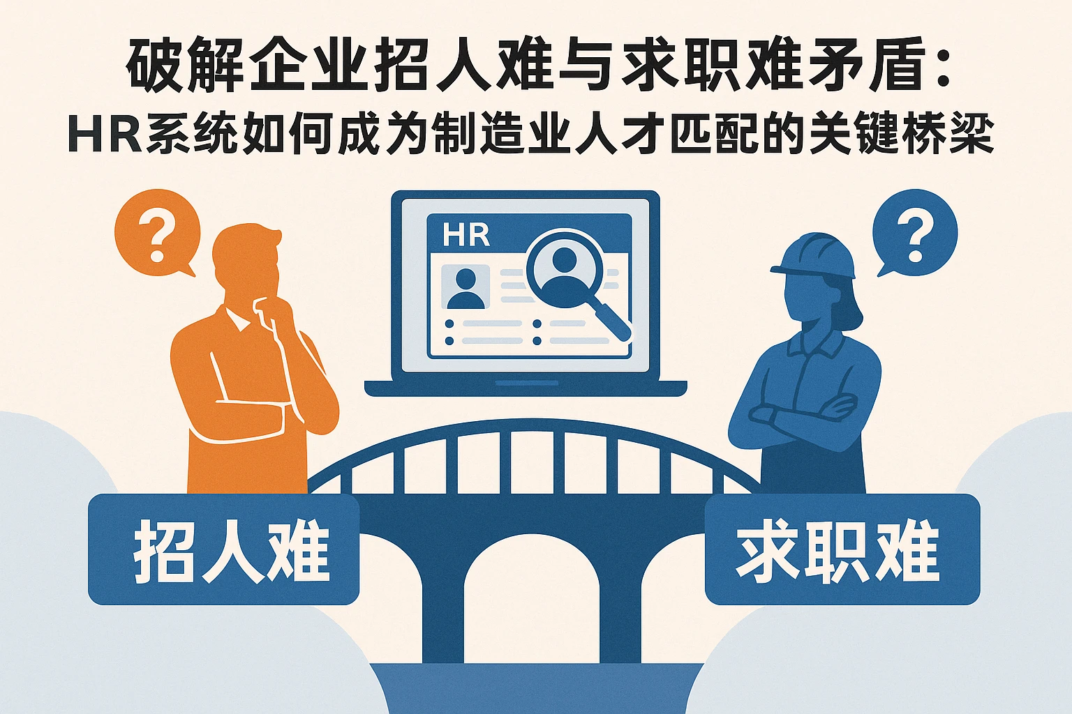 破解企业招人难与求职难矛盾：HR系统如何成为制造业人才匹配的关键桥梁